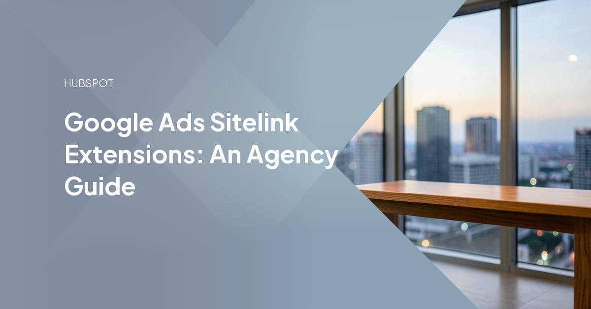 Google search ad displaying multiple sitelink extensions linking to different pages on an advertiser's site