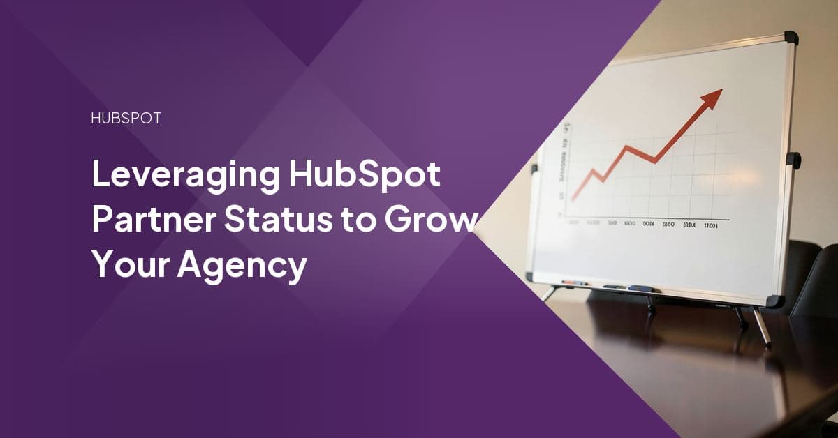 A HubSpot partner agency's tier badges displayed alongside a delivery team managing client portals, illustrating how capacity turns partner status into growth