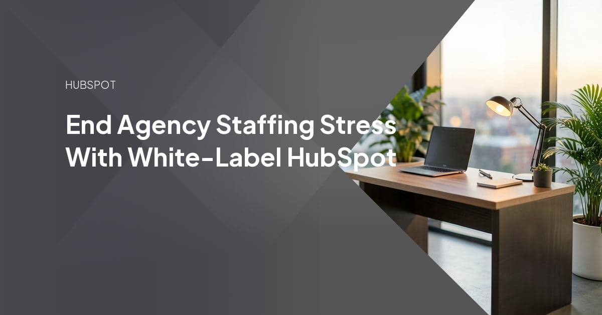 A HubSpot agency's delivery team reviewing project capacity on a shared board, with a white-label partner's work flowing in alongside their own to cover a staffing gap.