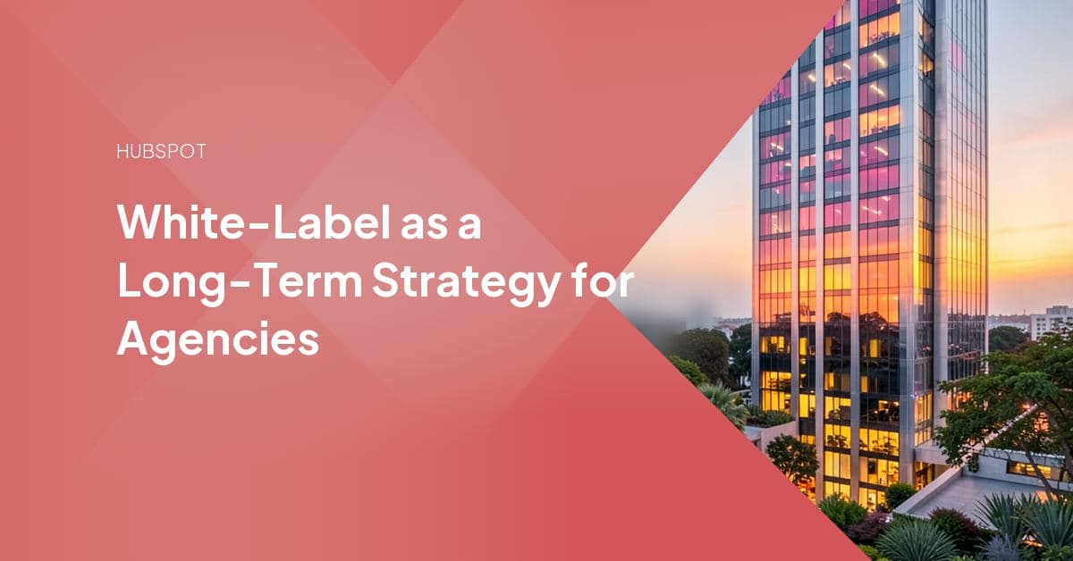 A specialist delivery partner working behind an agency's own logo and branded client portal, representing white-label HubSpot production.